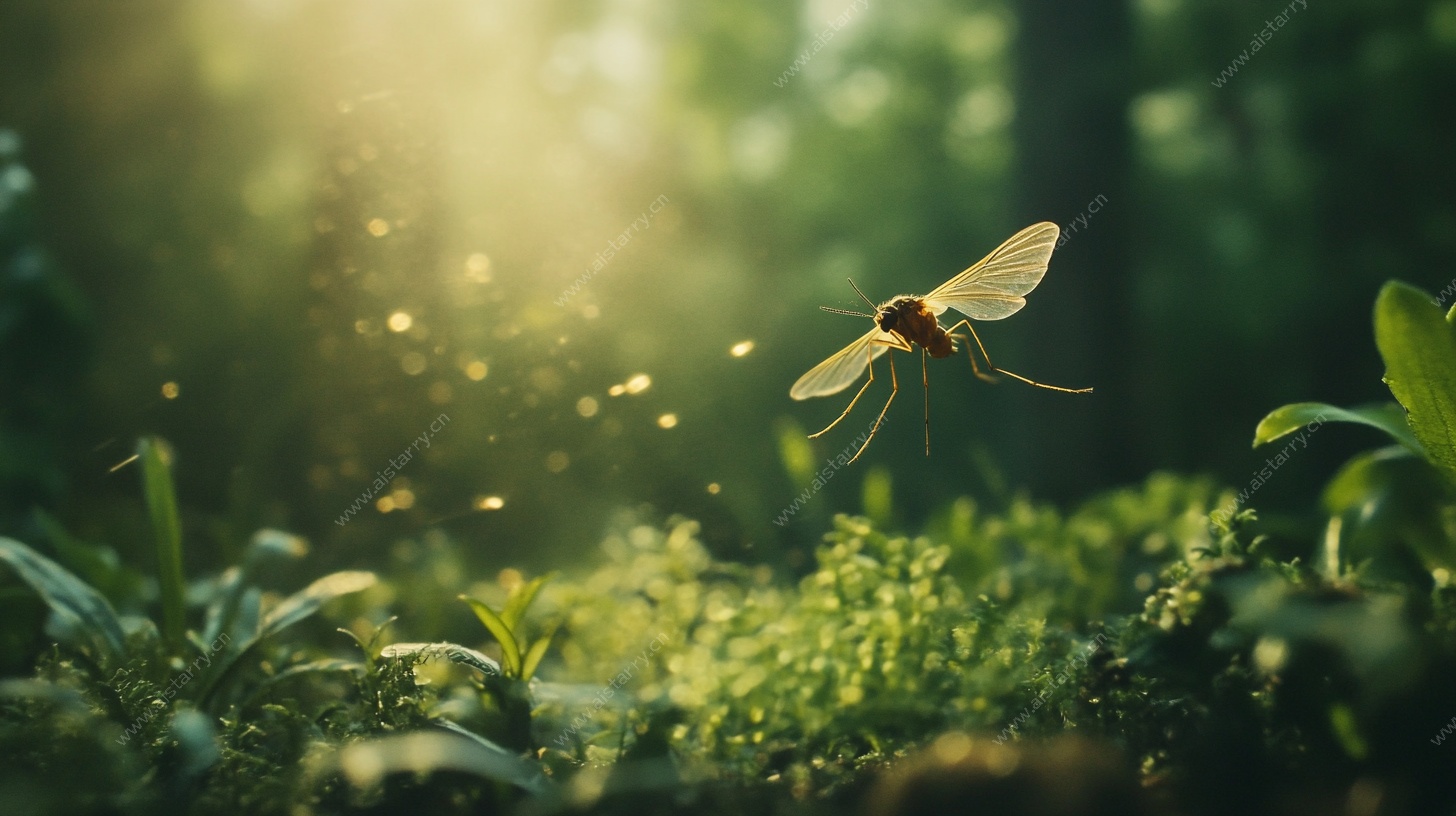 林间飞萤的梦幻光影