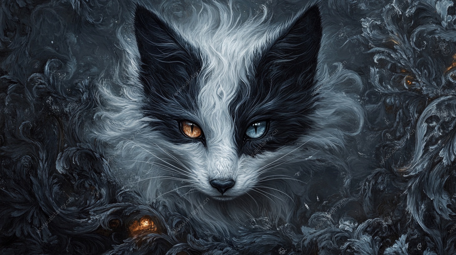 黑白异瞳狐的奇幻世界