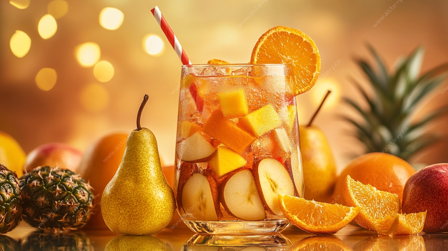 缤纷水果鸡尾酒