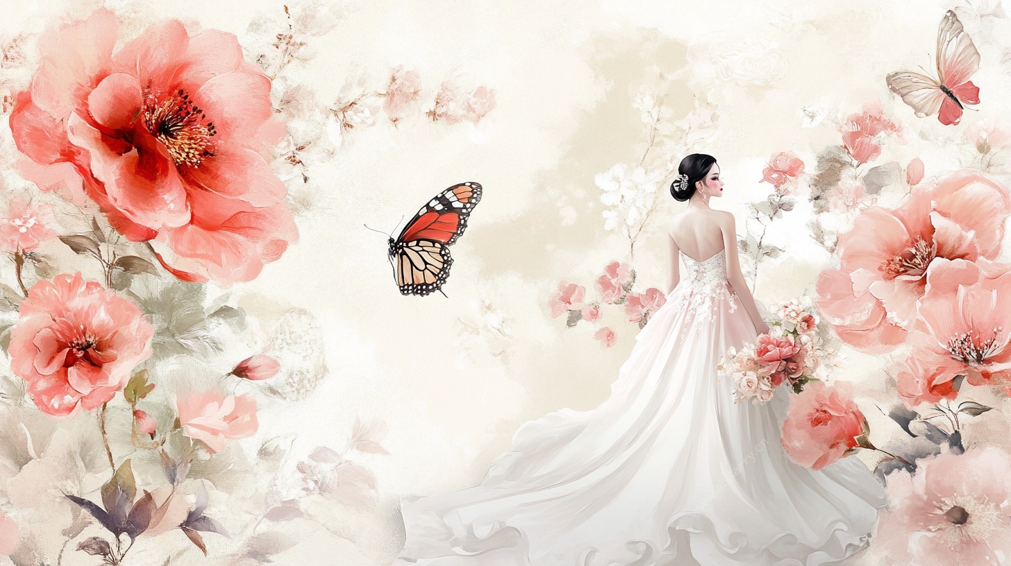 花中新娘梦幻图