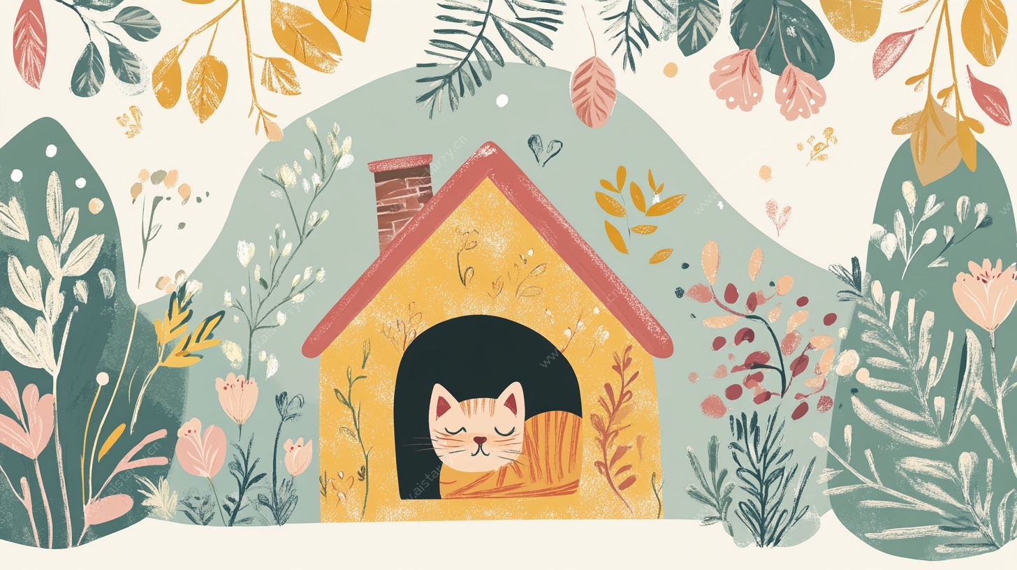 猫咪小屋的梦幻花园