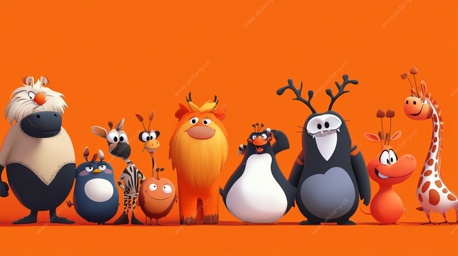 可爱卡通动物大集合