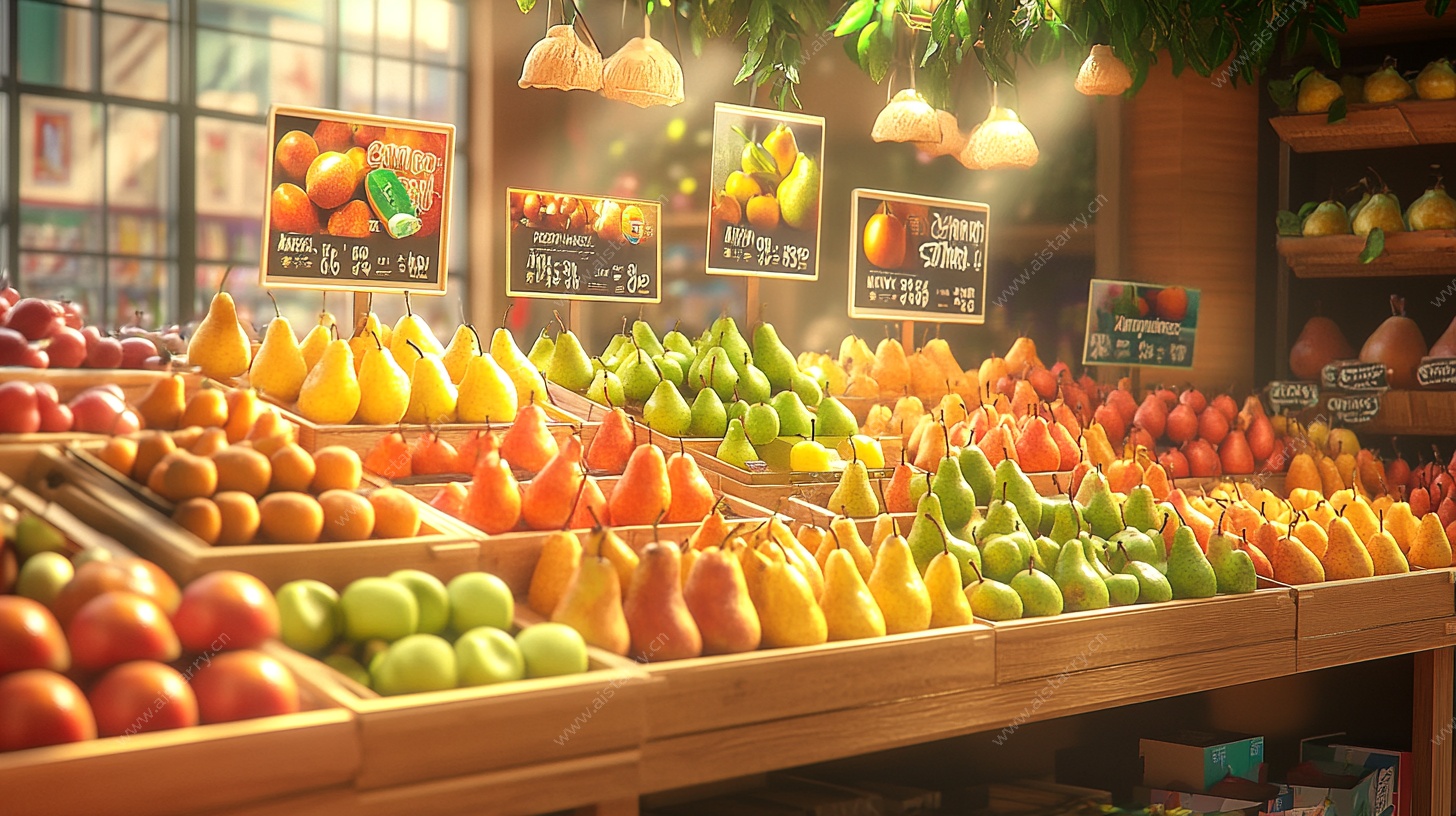 缤纷水果铺的视觉盛宴