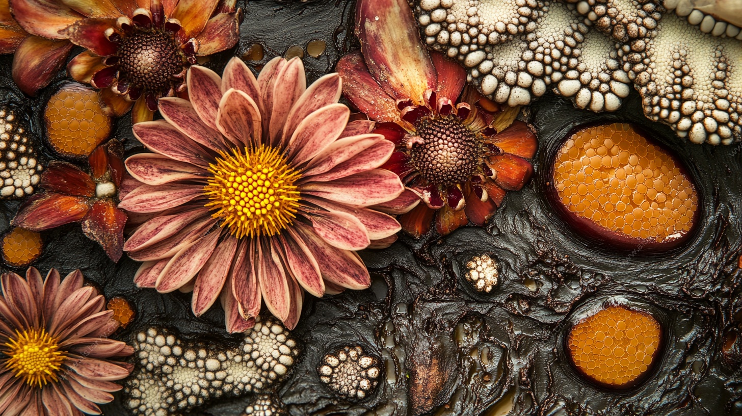 花卉微观艺术特写