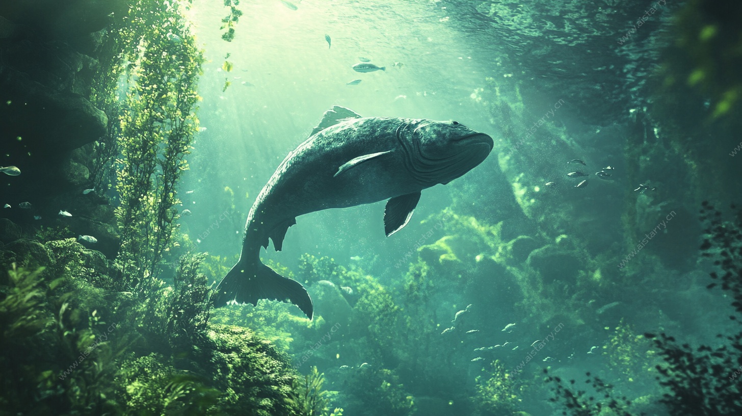 深海中的梦幻鲸鱼