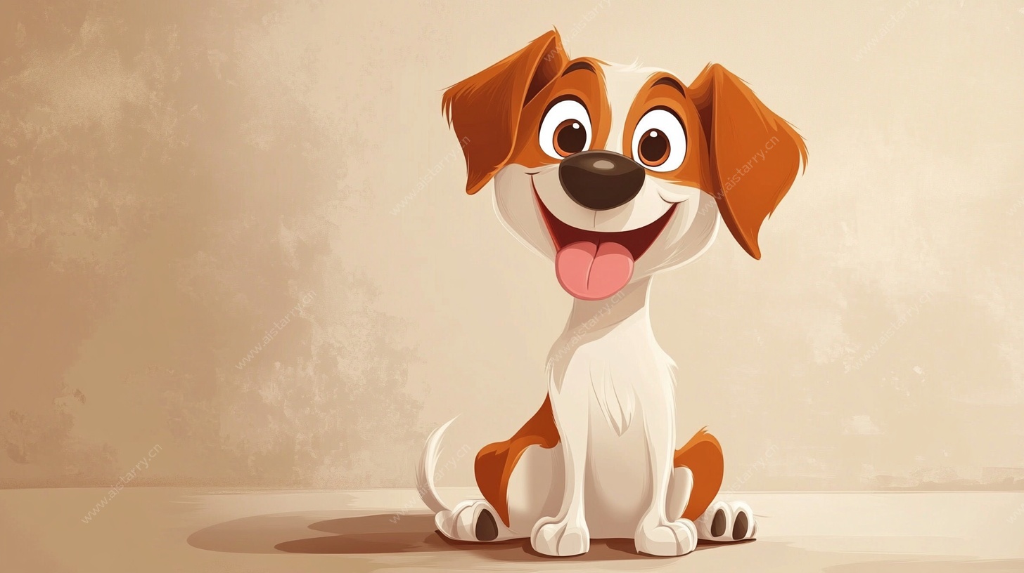 可爱小狗卡通形象