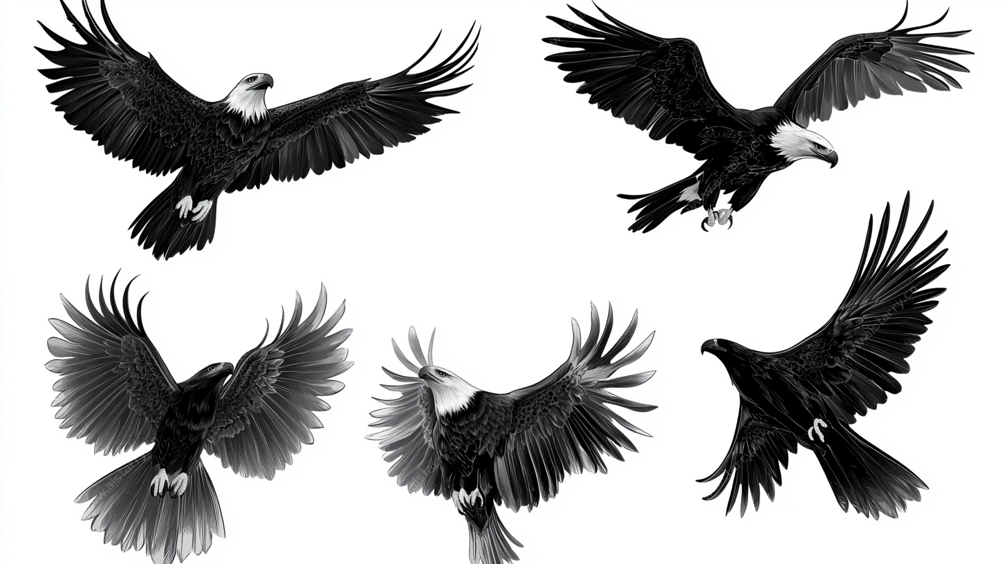 展翅雄鹰素材集合