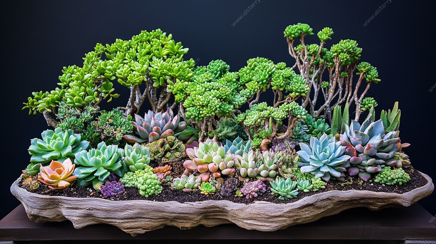 创意多肉盆景景观