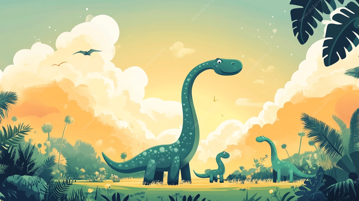 远古恐龙的奇幻丛林之旅