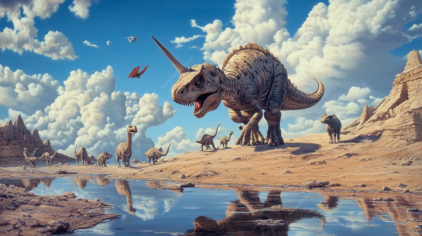 恐龙世界奇幻场景