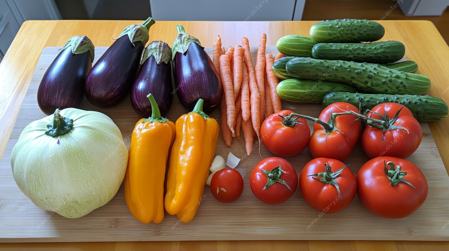 多彩新鲜蔬菜摆拍