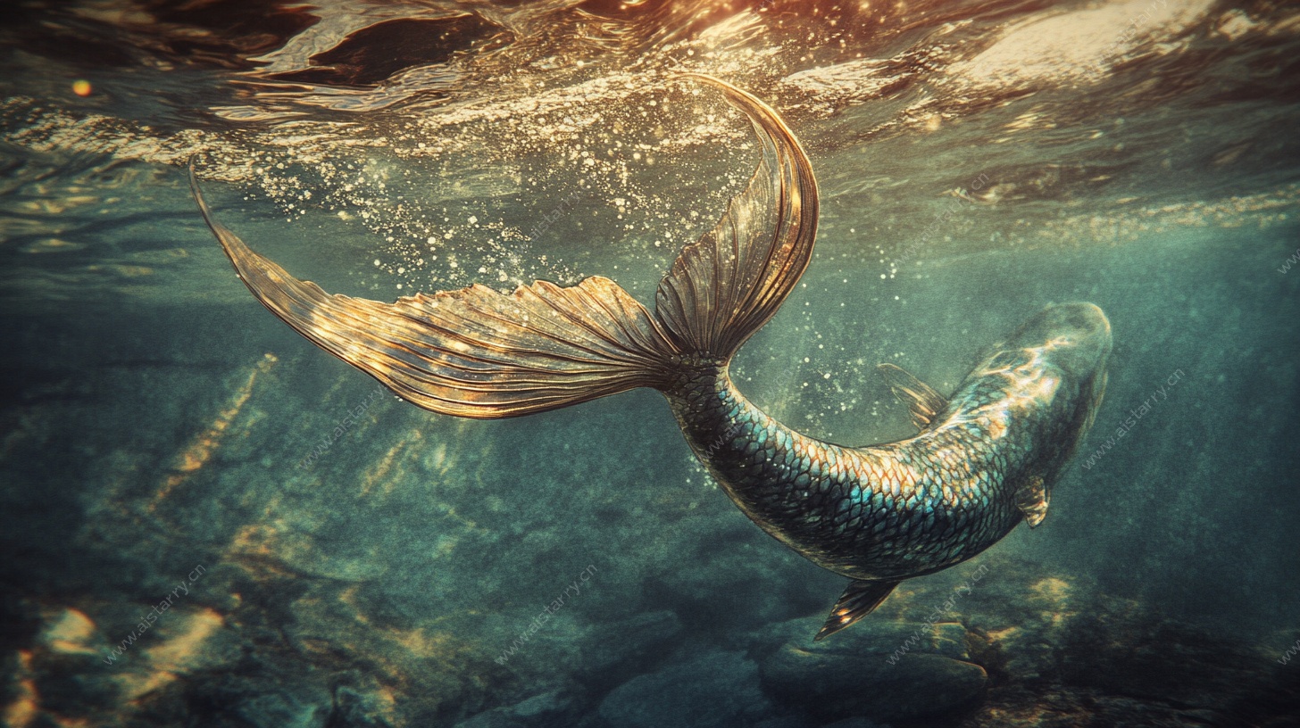 梦幻深海美人鱼尾