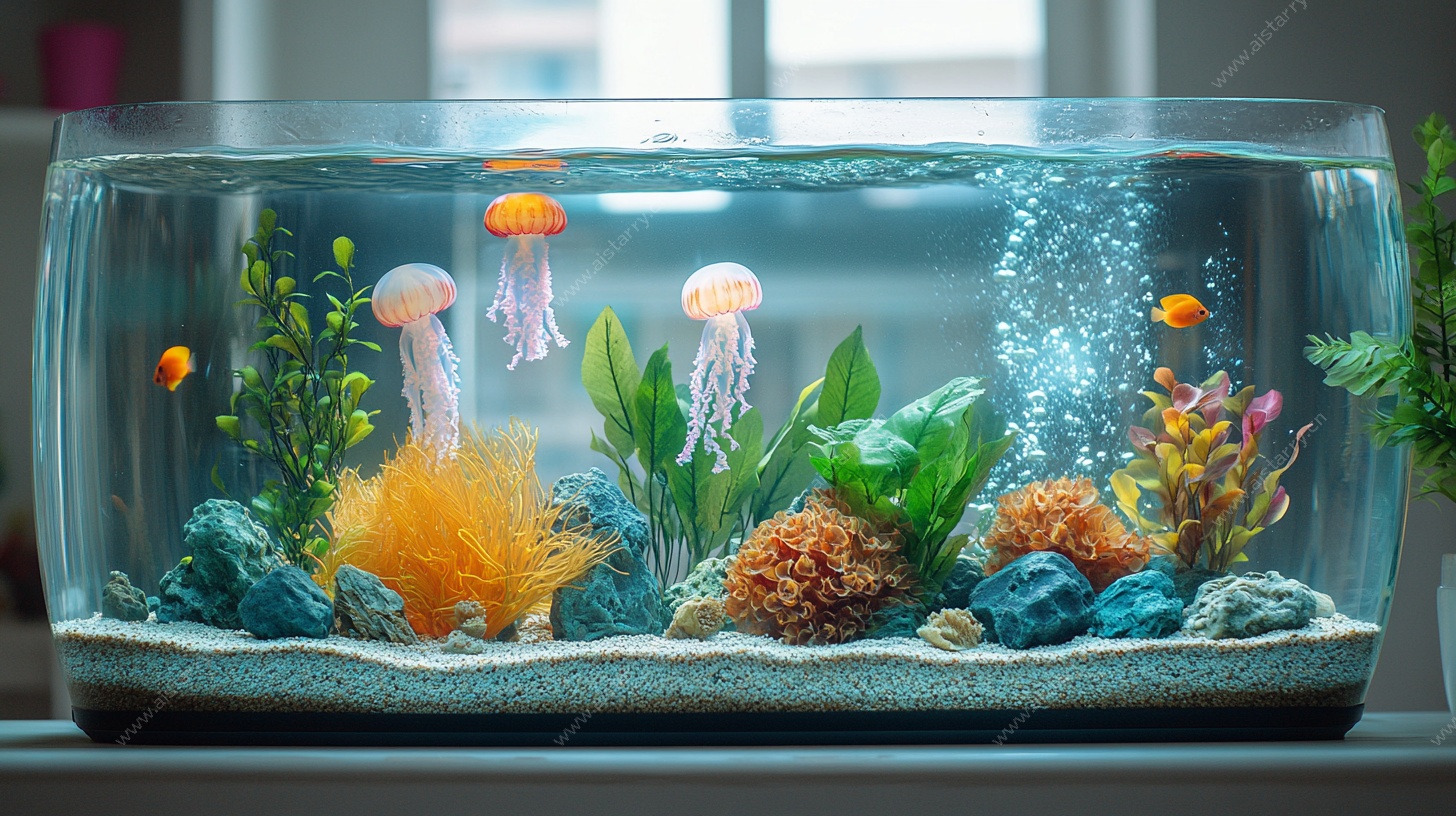 梦幻水母生态鱼缸