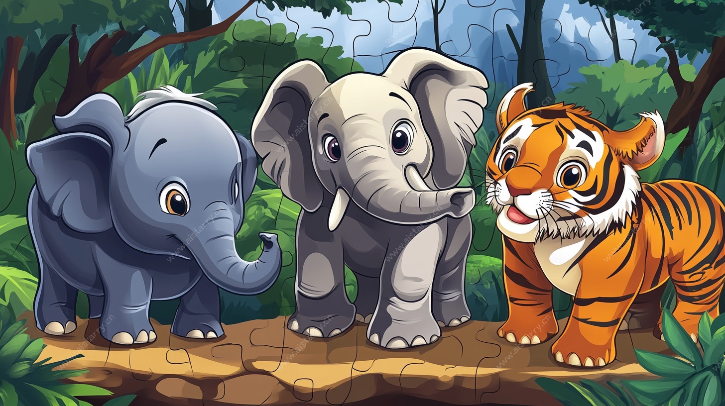 森林中的动物伙伴