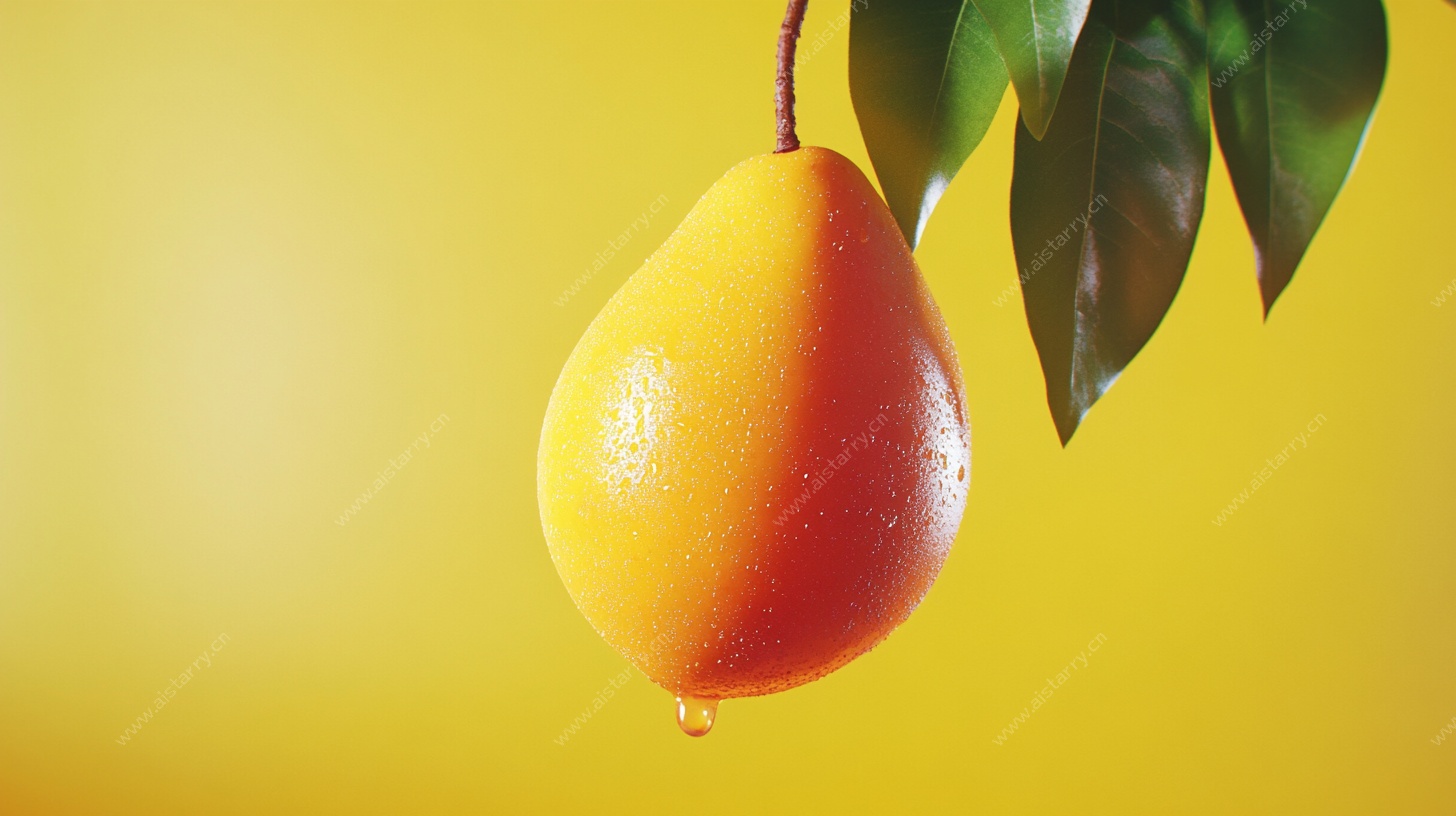 金黄欲滴的诱人芒果