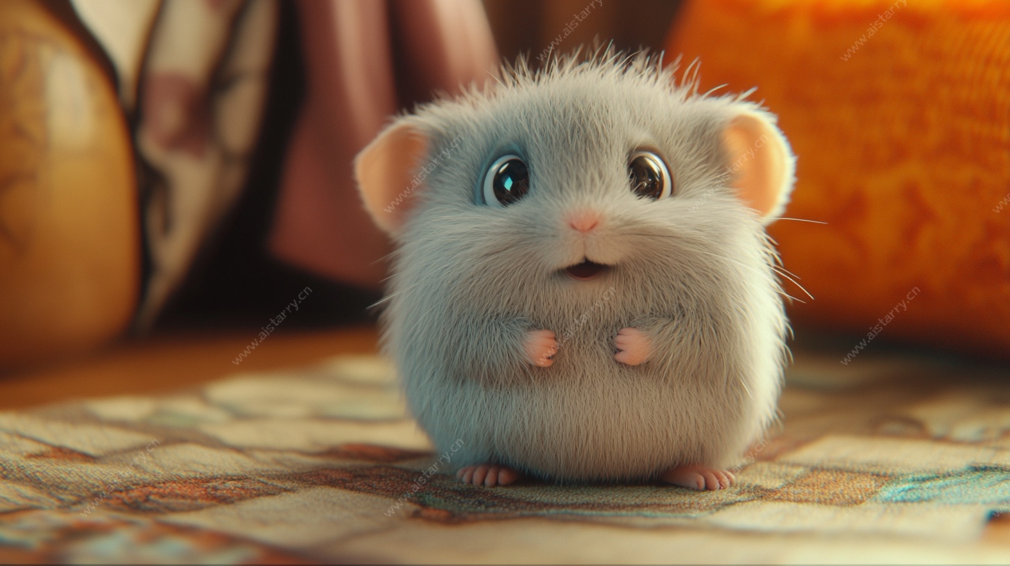 可爱小萌鼠的温馨瞬间