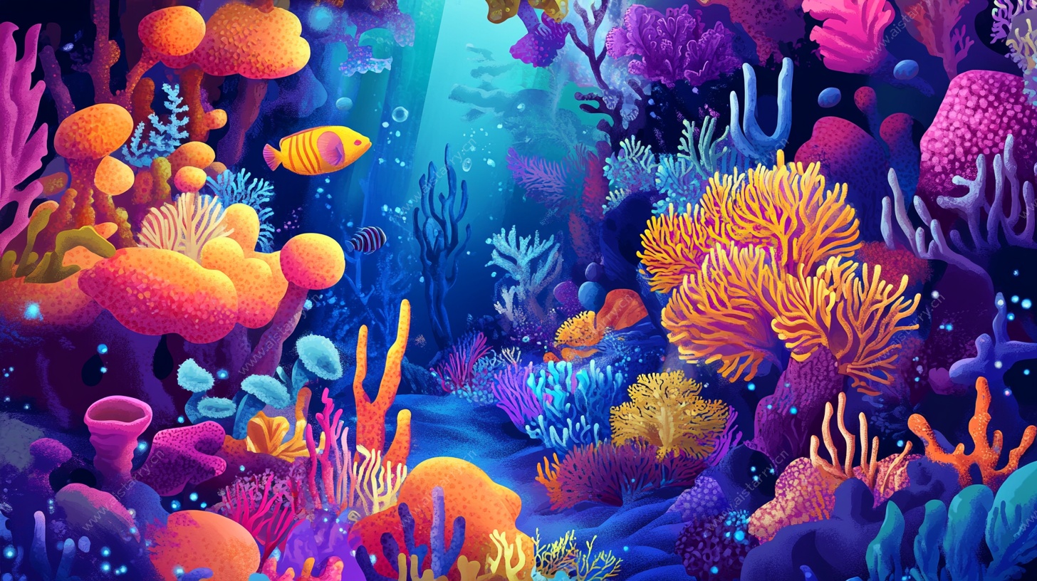 梦幻海底珊瑚世界