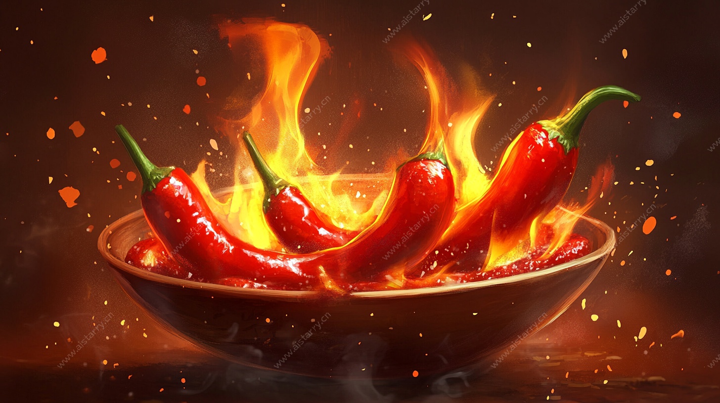 火焰中的红辣椒