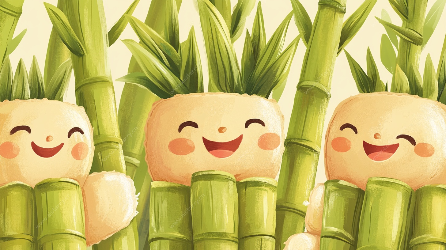 竹林萌宝乐悠悠