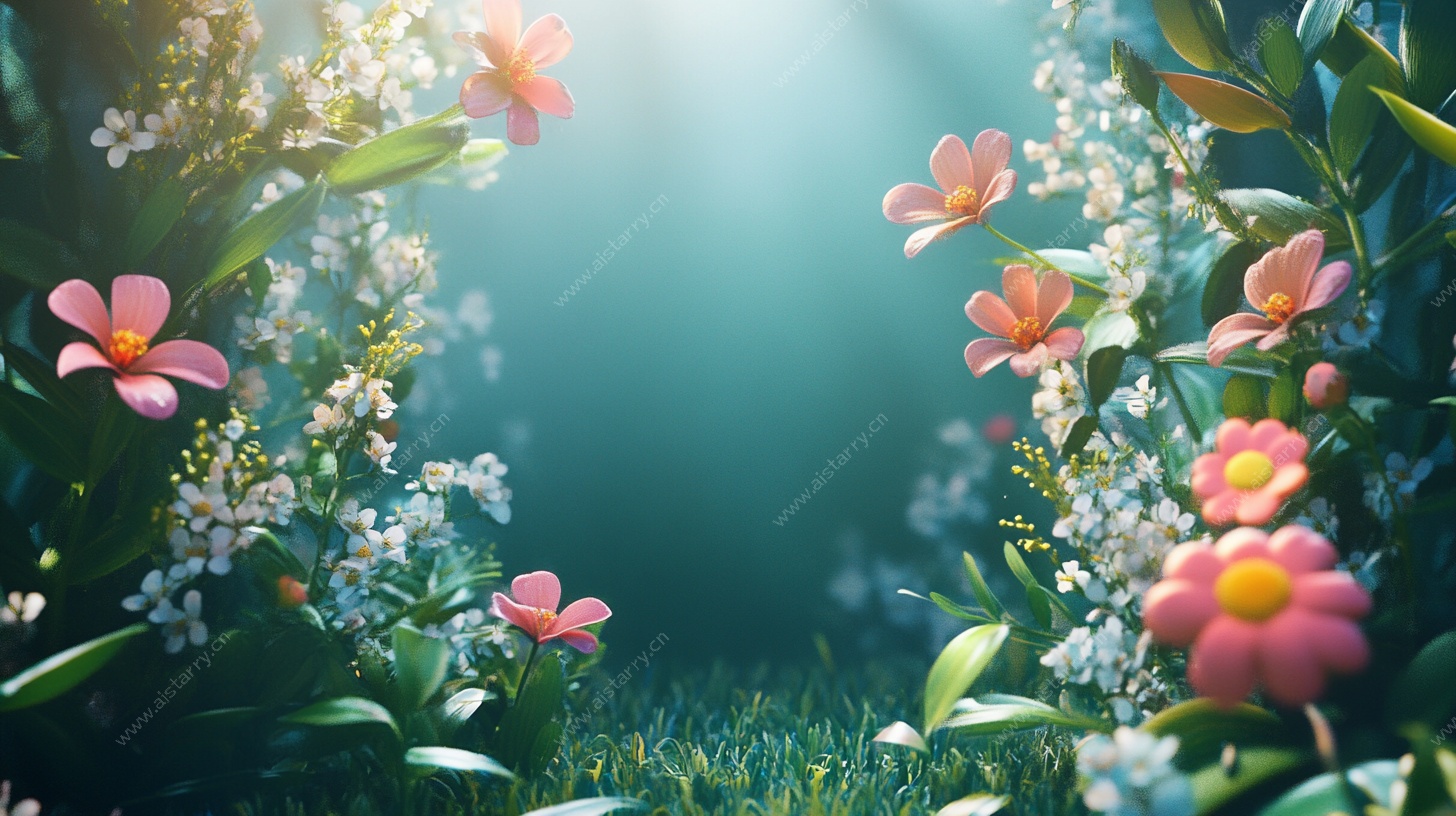 梦幻花卉光影景观