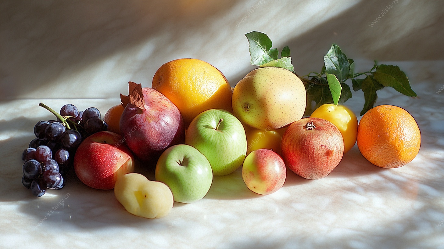 多彩鲜果静物摆拍