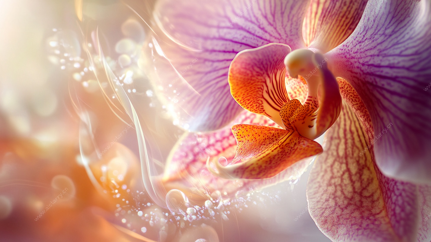 梦幻紫兰绽放之美