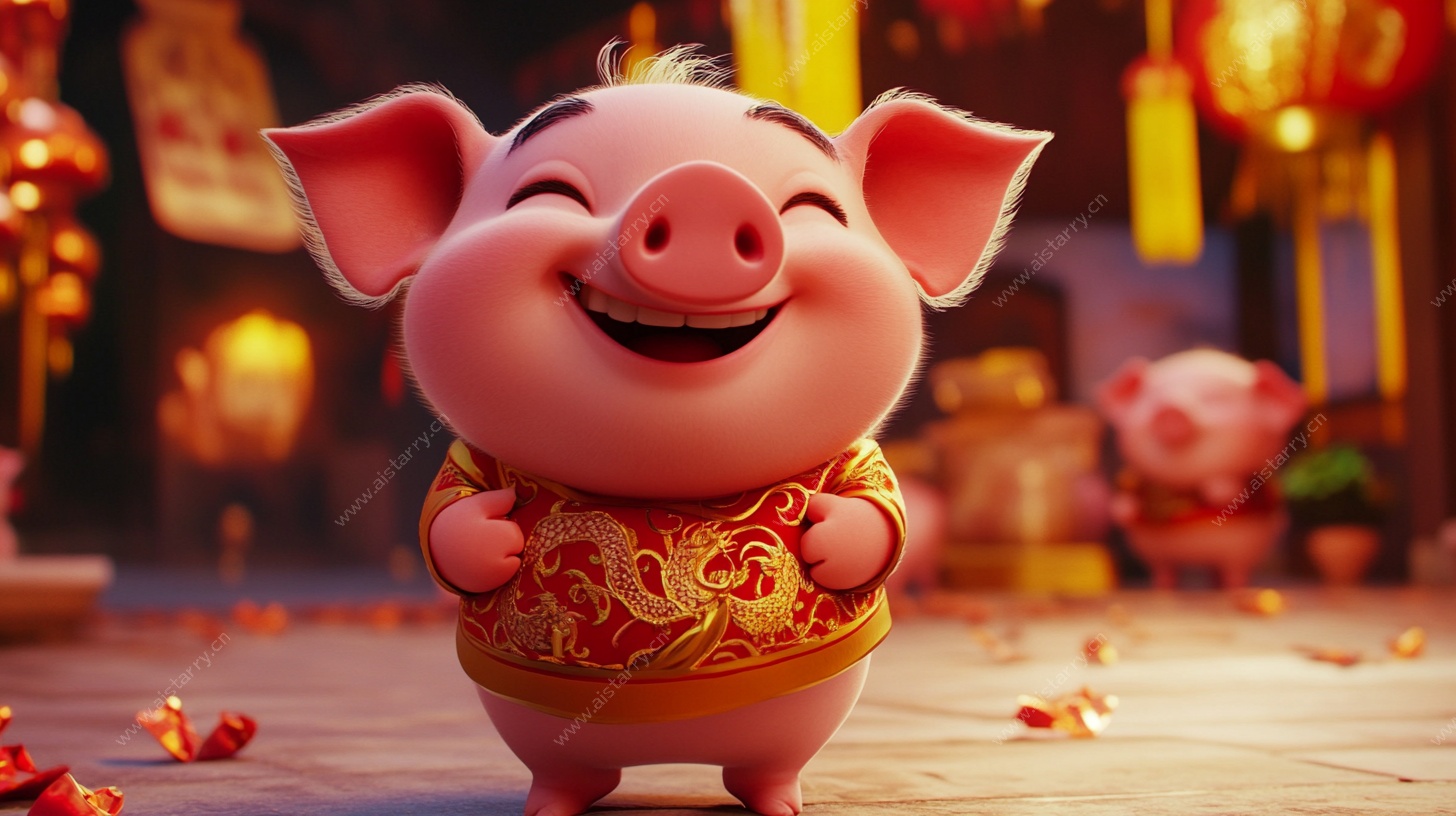 欢乐小猪贺新春