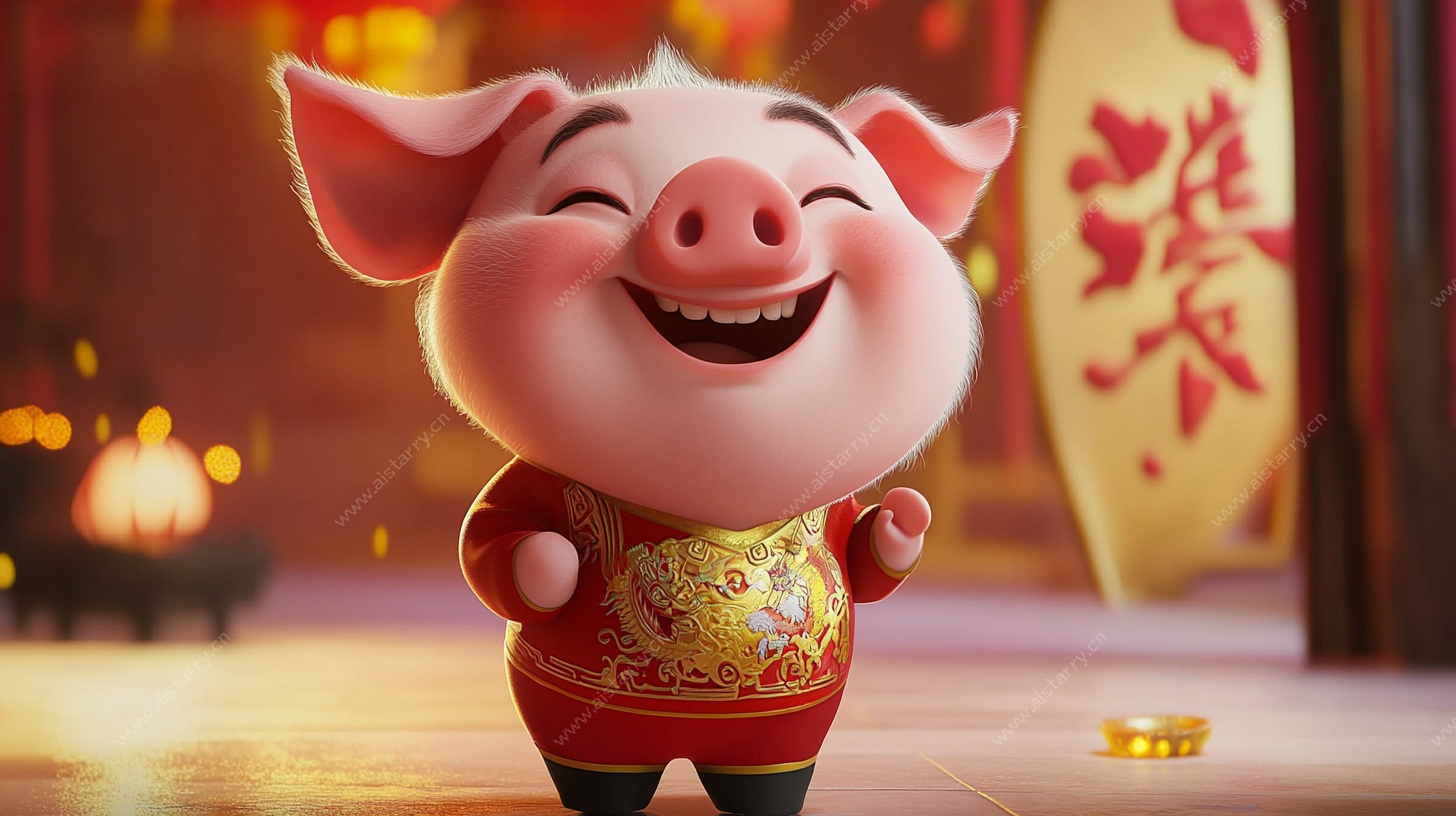 欢乐小猪贺新春