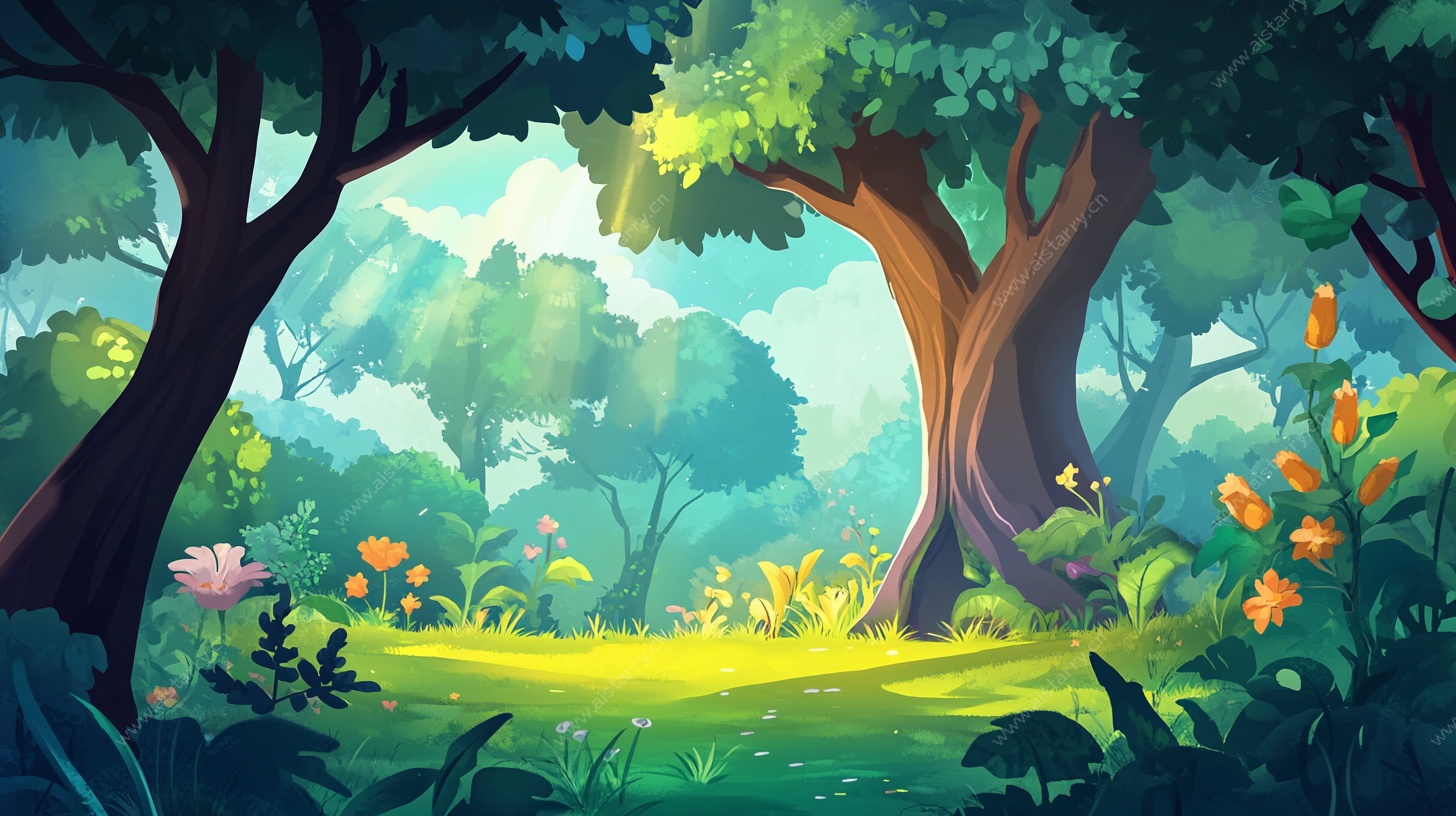 梦幻森林阳光景