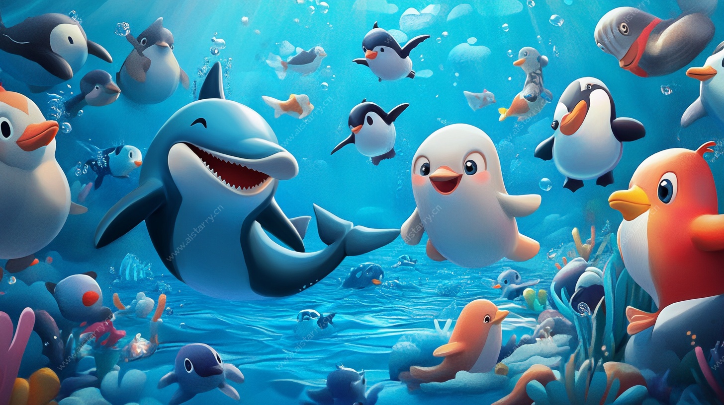欢乐海底动物大聚会