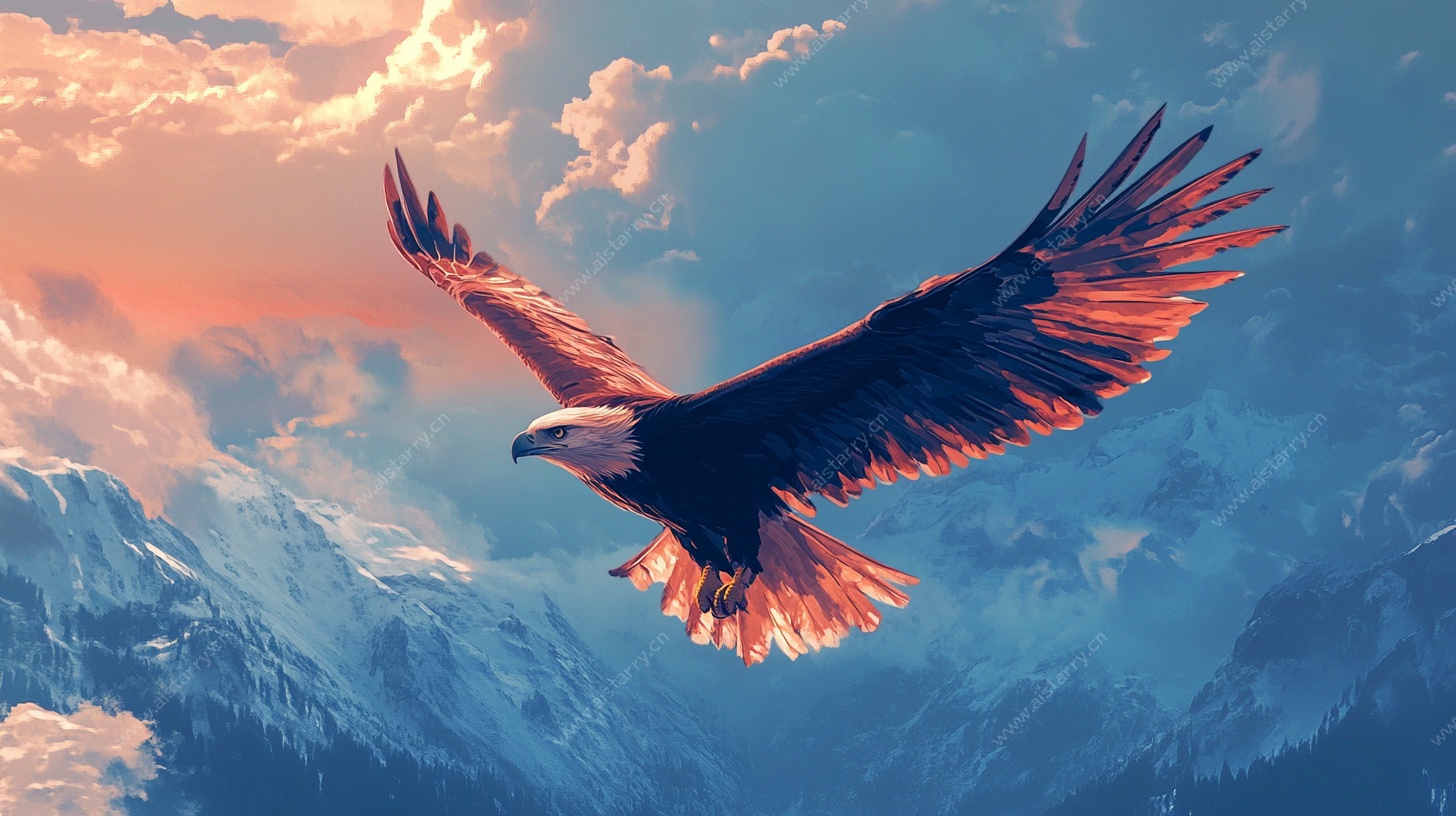 翱翔天际的雄鹰