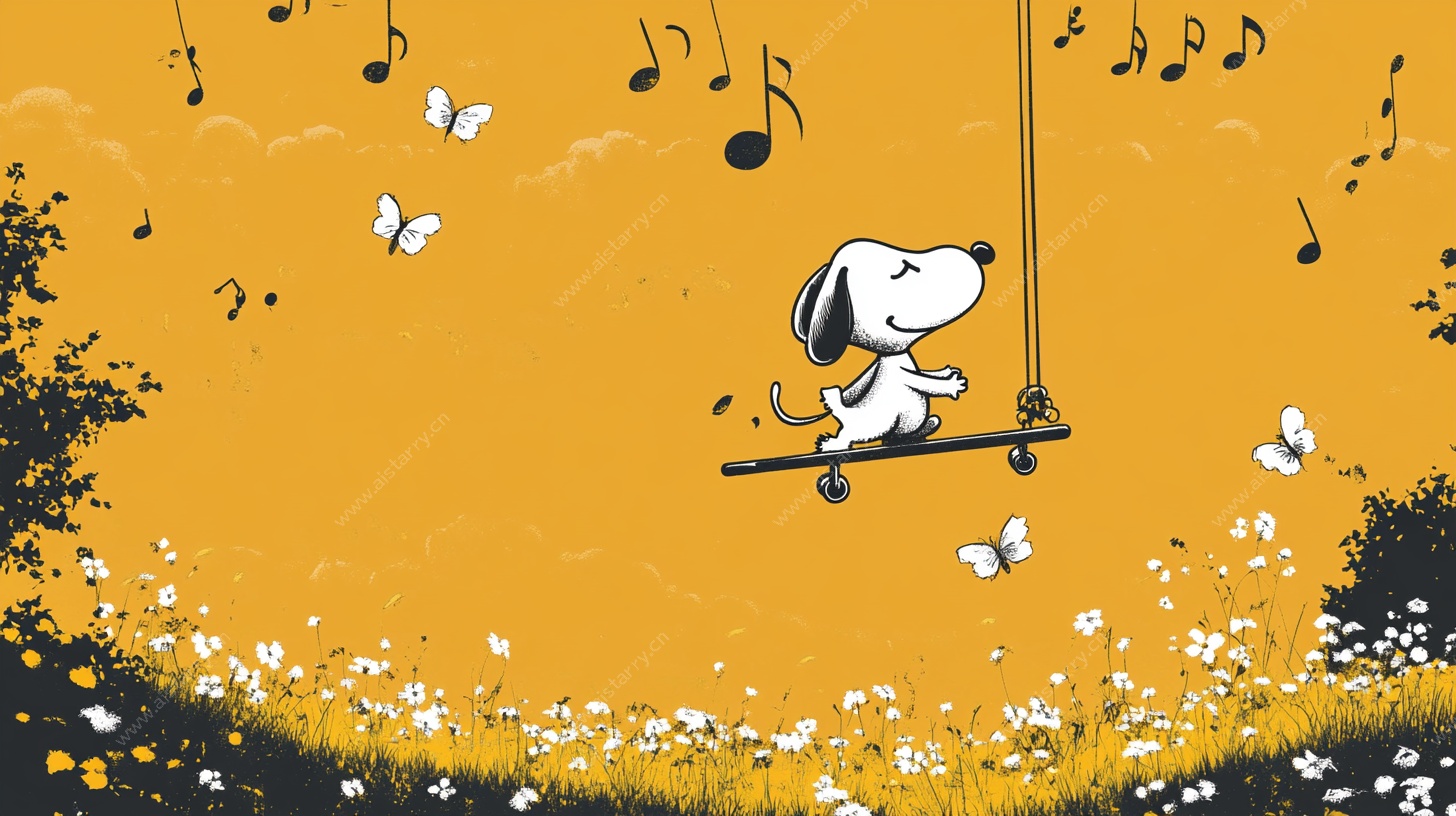 小狗荡秋千的音乐田园时光