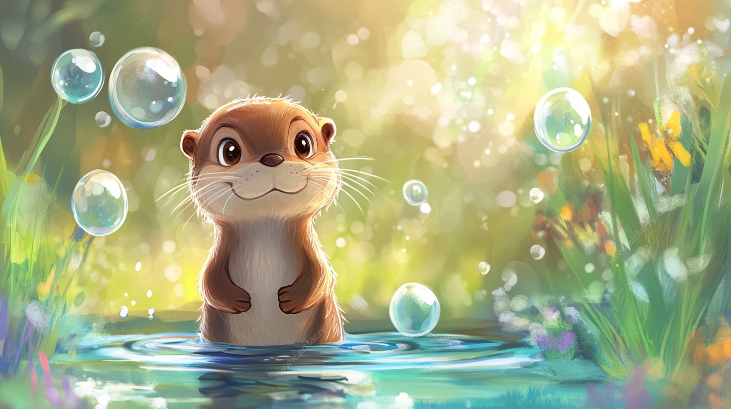 水中萌獭 梦幻泡泡世界