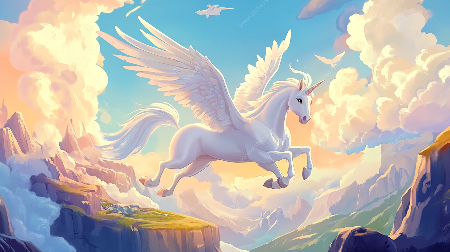 飞翔的梦幻独角兽