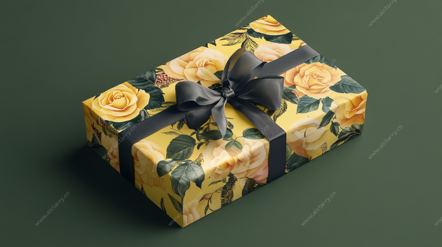 花卉图案精美礼品盒