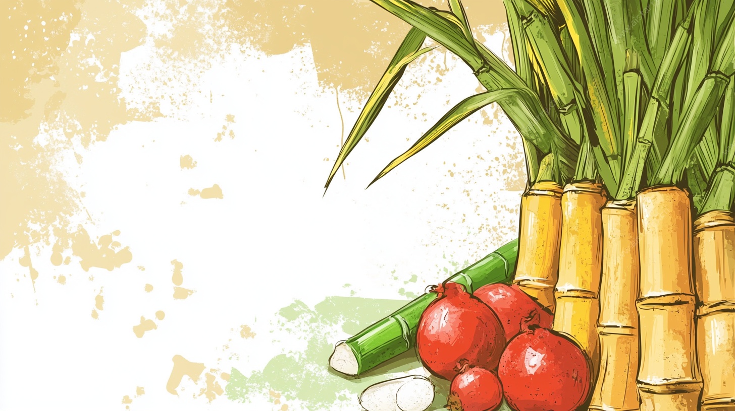 田园风蔬果插画