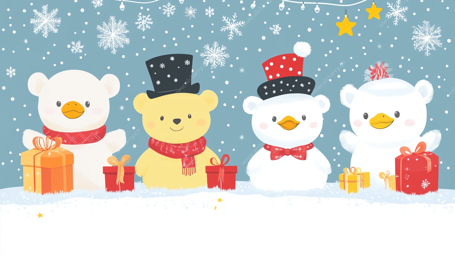 冬日萌宠欢乐圣诞聚会