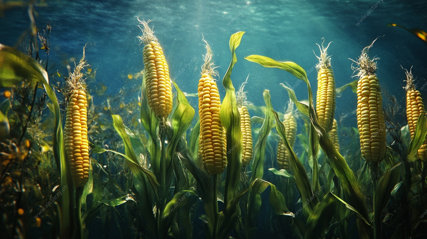 水下玉米奇幻景观