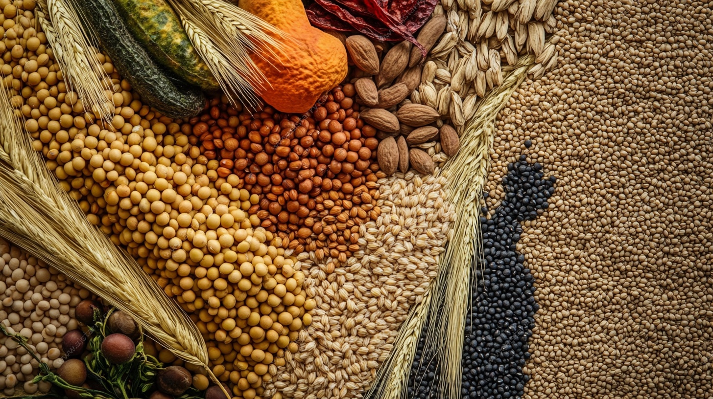 多样谷物组合图