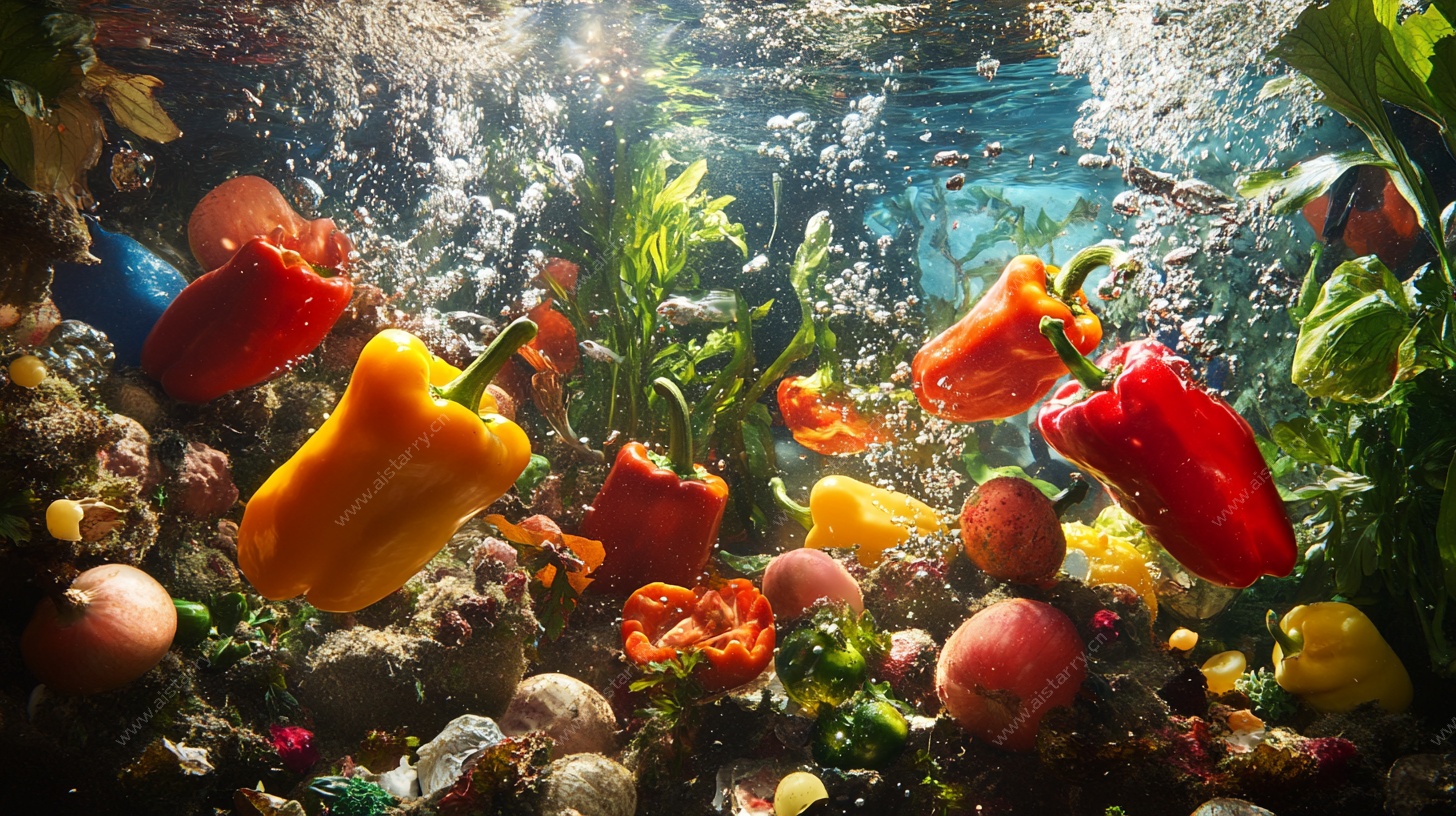 水下蔬果奇幻世界