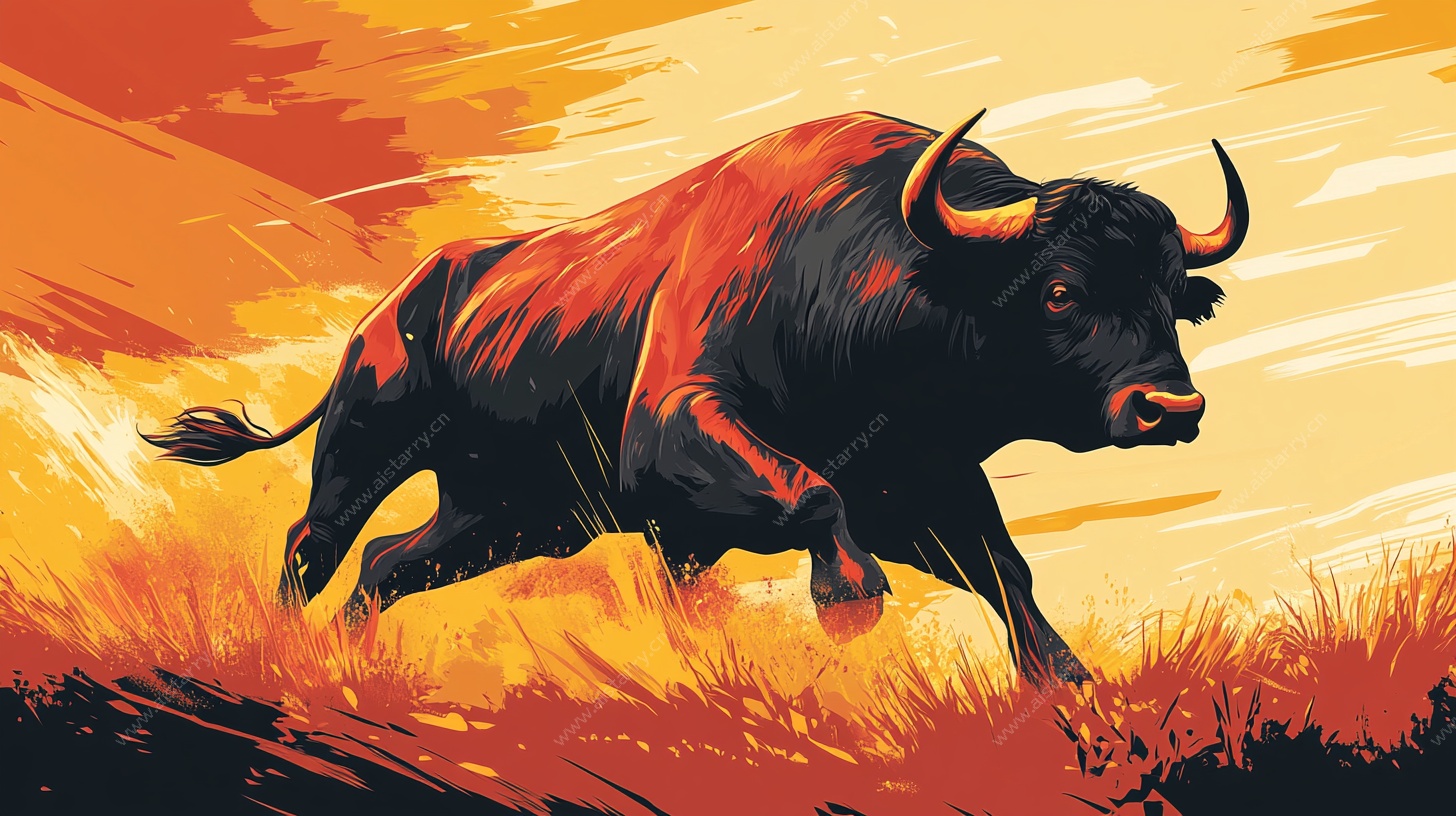 奔跑的公牛