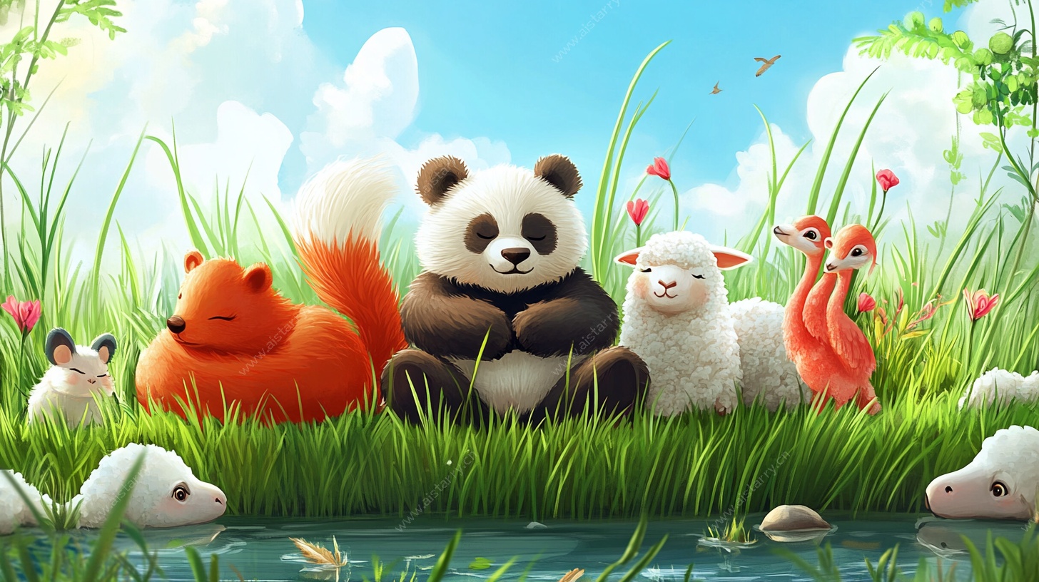 动物们的欢乐草地聚会