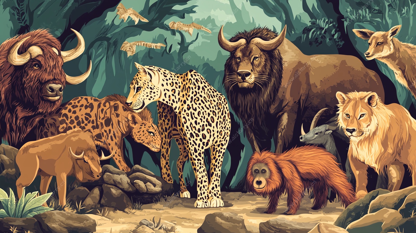 丛林动物大集合