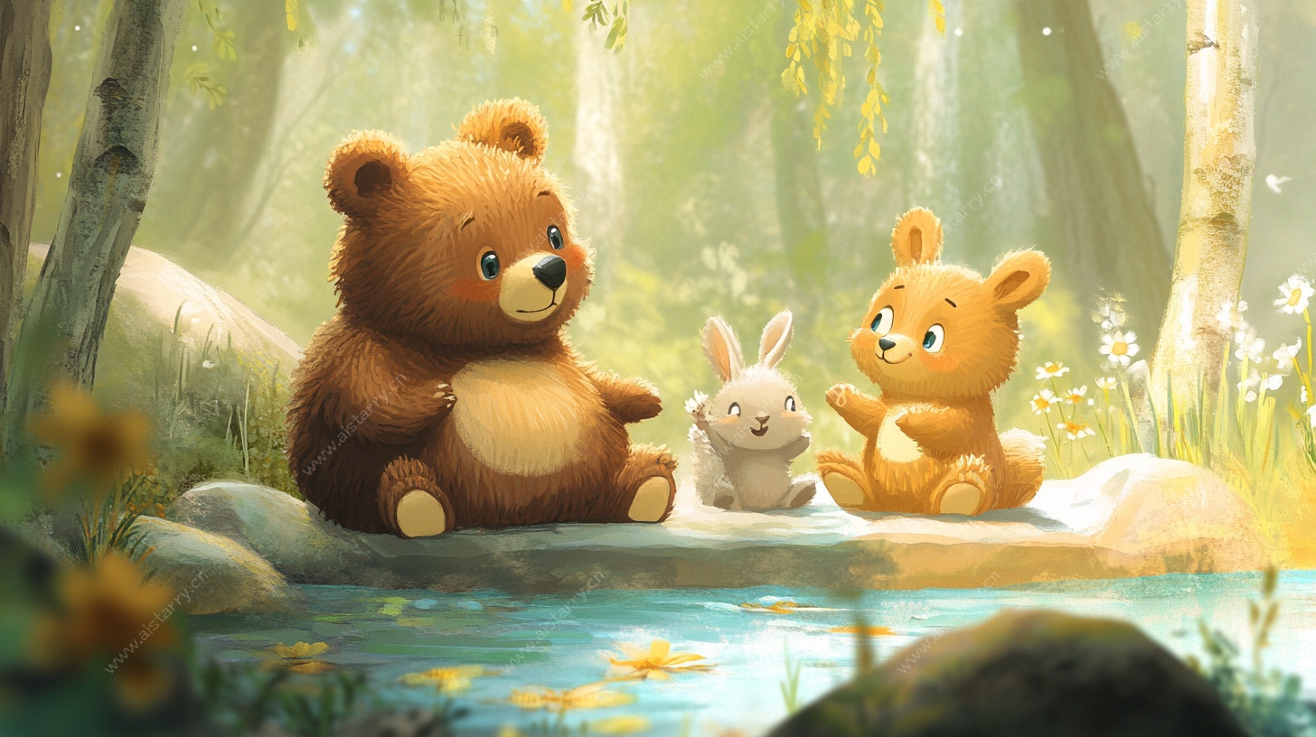 森林里的动物伙伴聚会