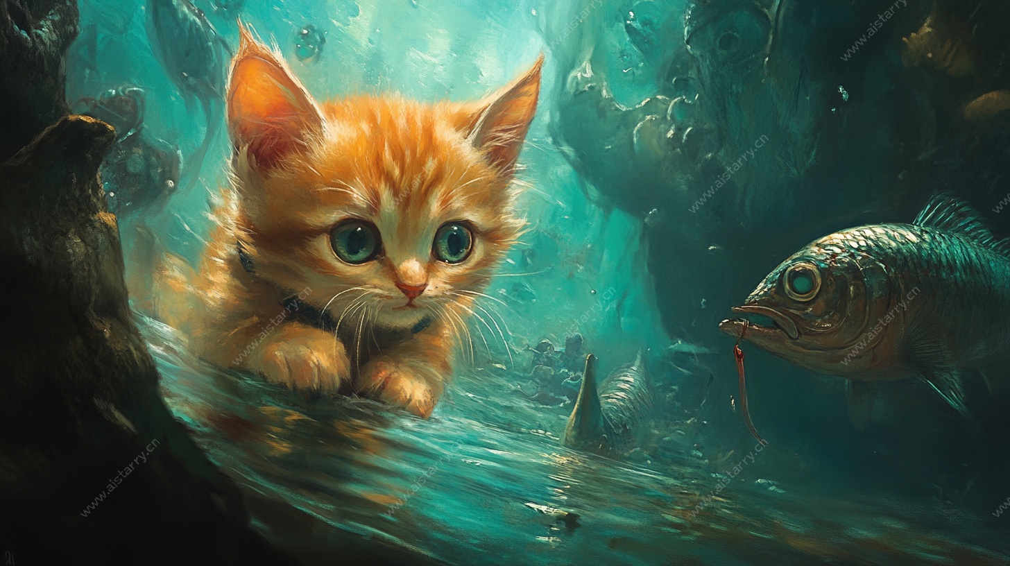 小猫的奇幻水下之旅