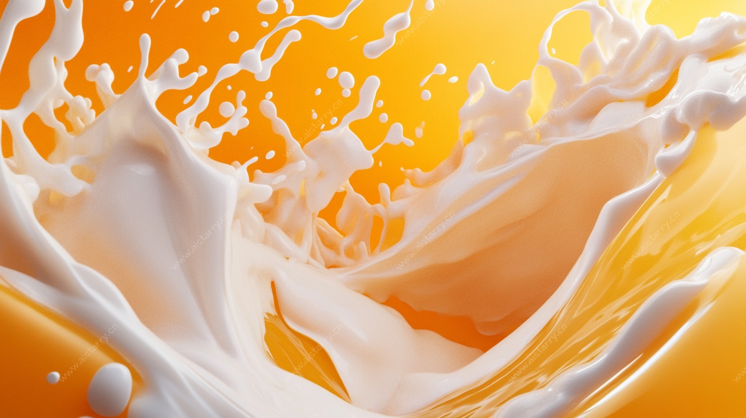牛奶飞溅艺术画面