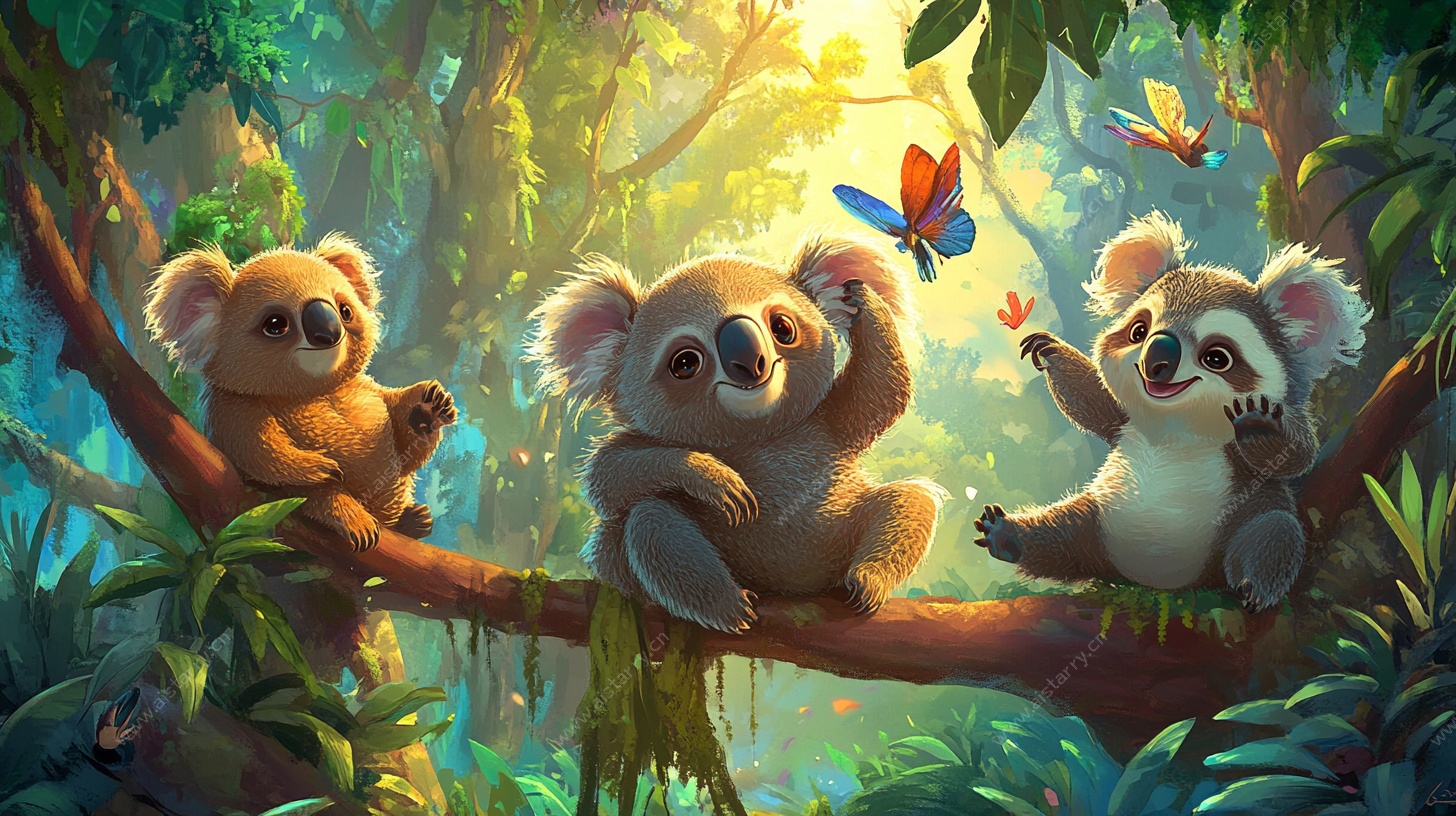 可爱考拉的丛林欢乐时光