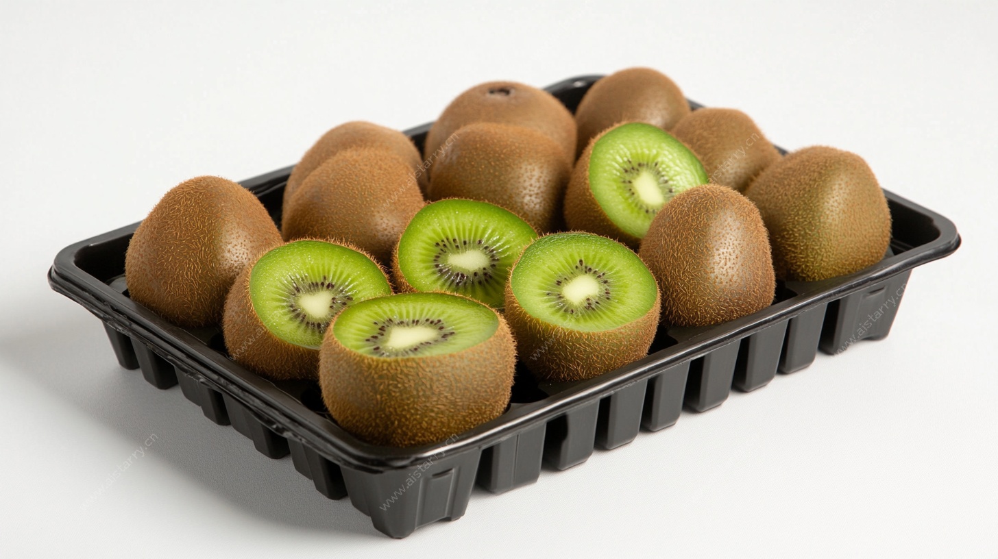托盘上的新鲜猕猴桃