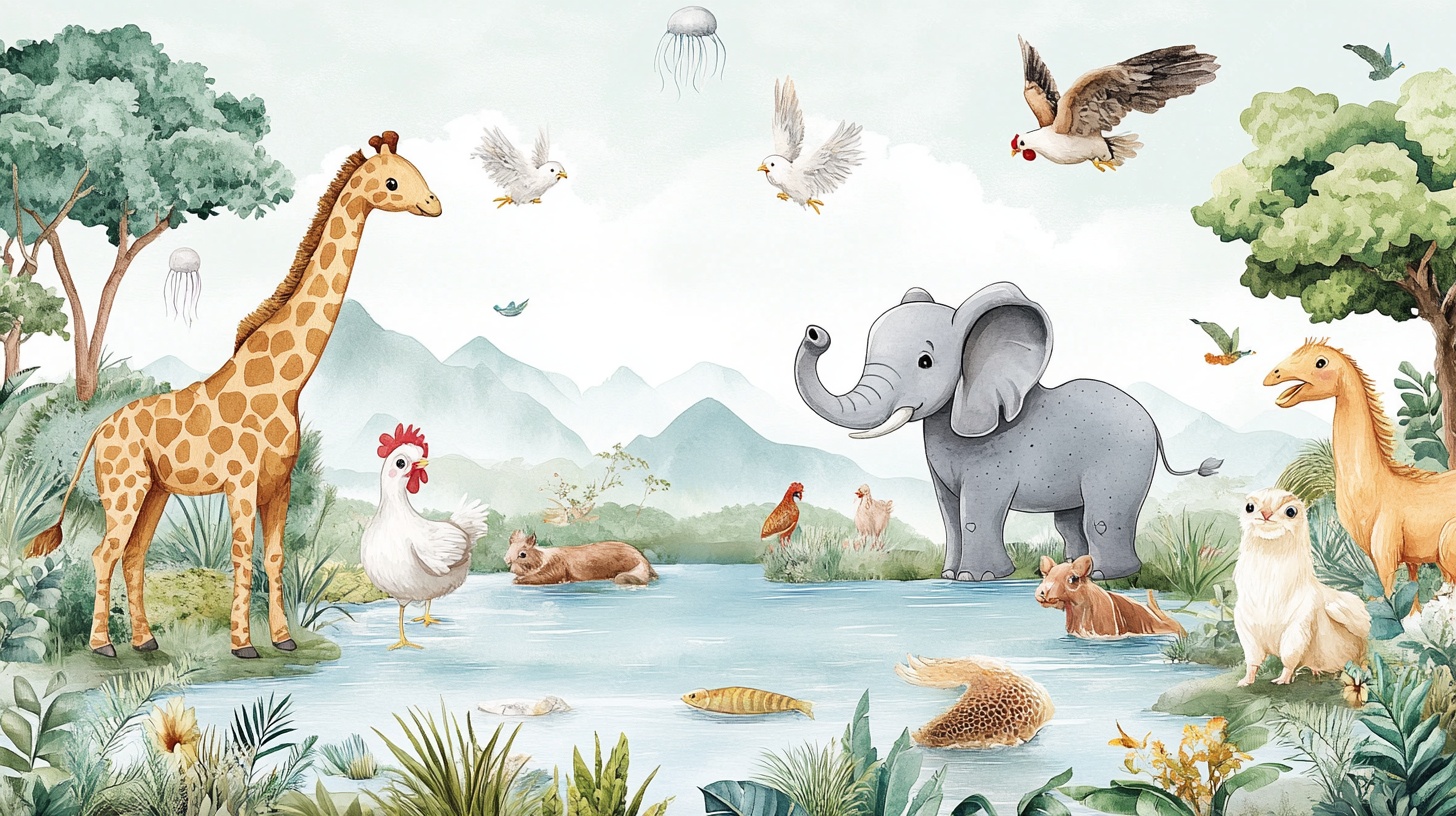 森林动物大聚会