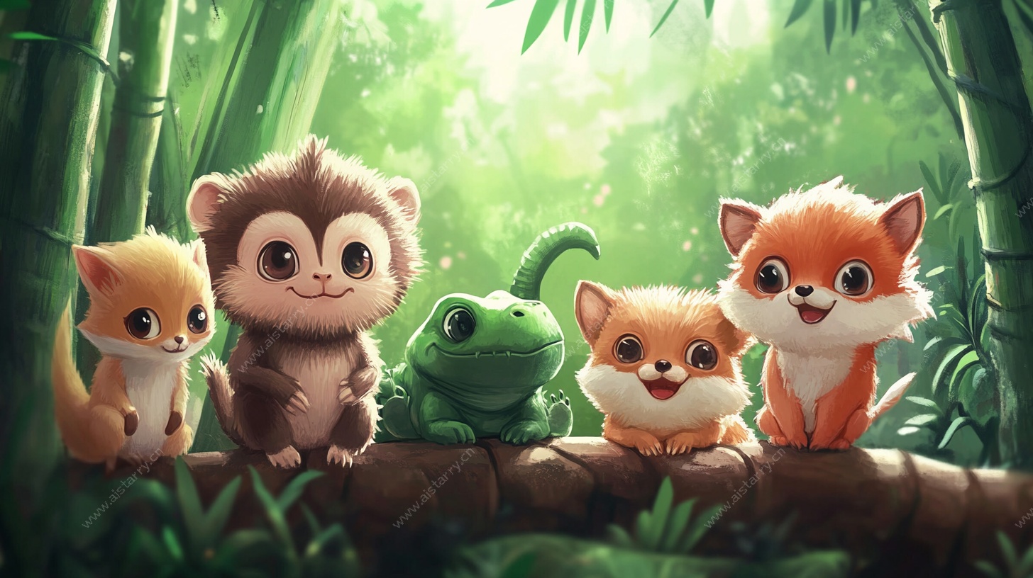 森林里的可爱动物们